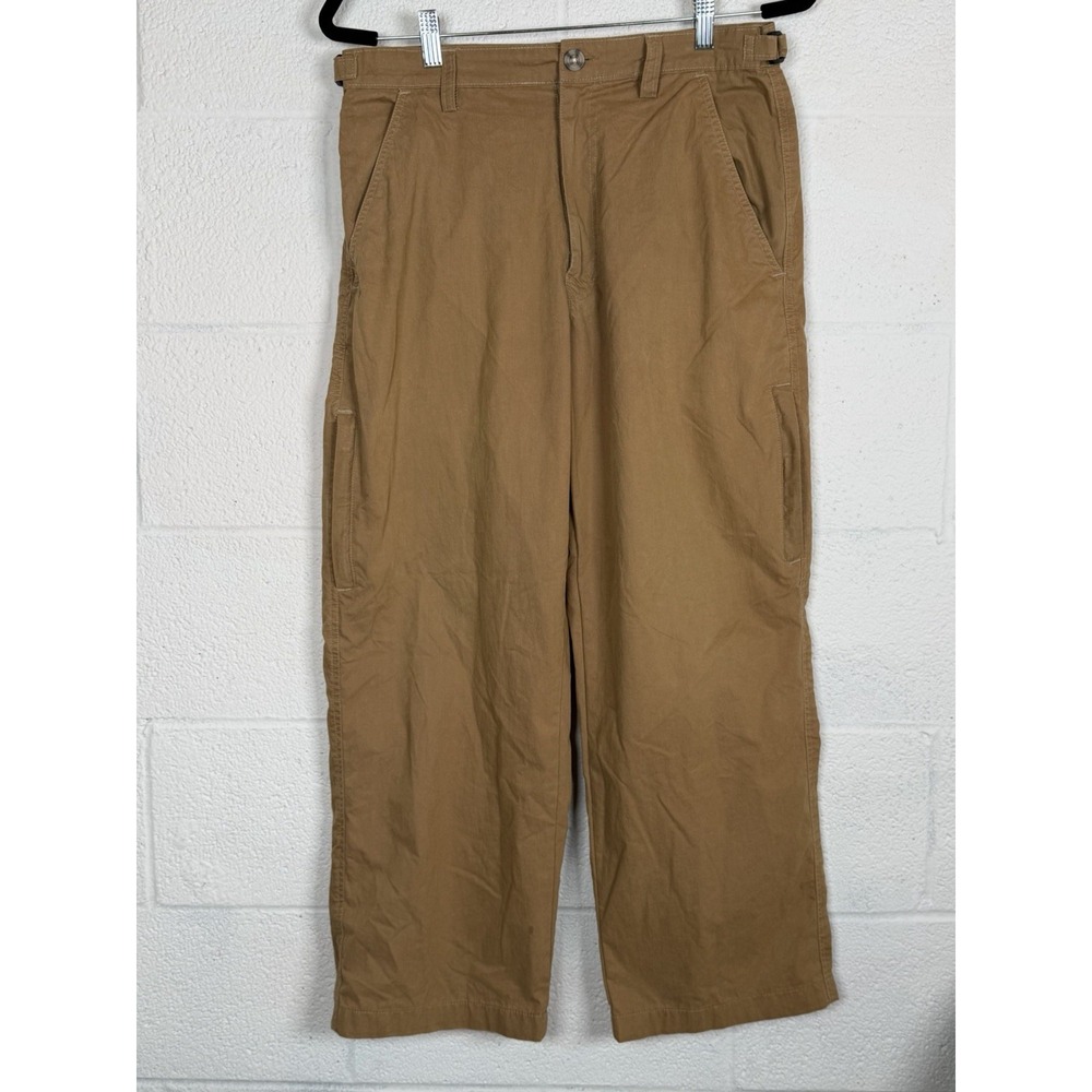 Vtg 90s/00s Columbia Utility Tag 34x30 Fit 31x28 Tan Cotton Gorpcore Adj Waist